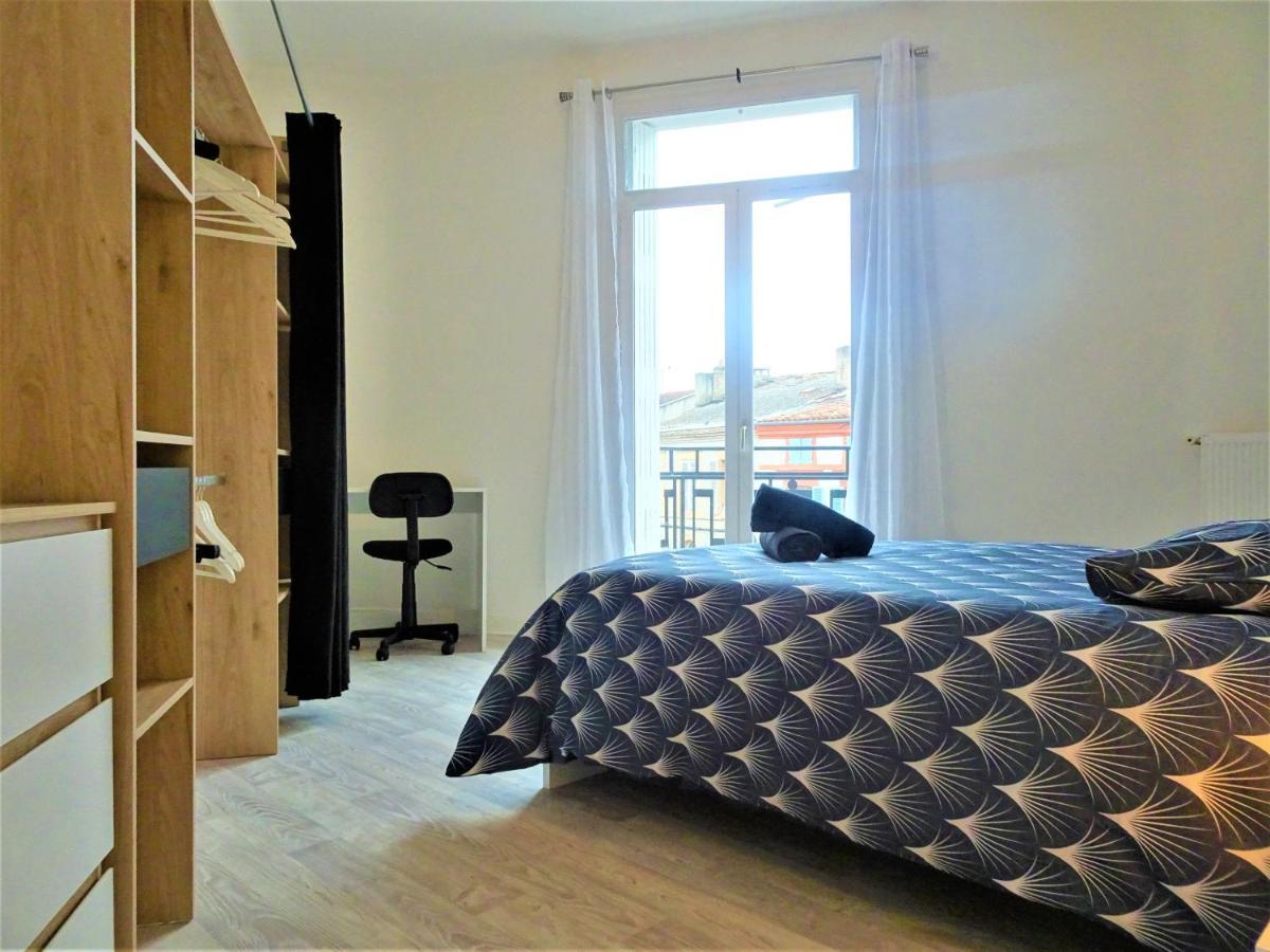Chambre Privee Et Spacieuse Au Sein D'Un Logement Partage - Central, Quartier Villebourbon - 3 Chambres Doubles - 2 Balcons - Places De Stationnements Gratuites - 5 Min A Pied Gare Et Hypercentre มงโตบ็อง ภายนอก รูปภาพ